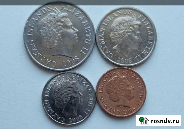Каймановы острова 25,10, 5,1 цент 2008 год Йошкар-Ола - изображение 1