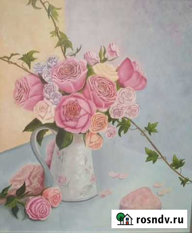 Картина, масло, холст 40х50 Рязань - изображение 1