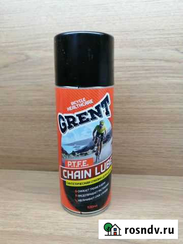 Синтетическая смазка для цепи с тефлоном grent 520 Челябинск - изображение 1