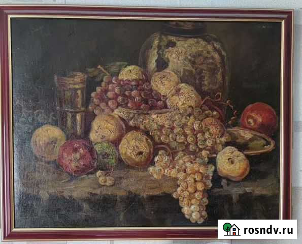 Картина натюрморт холст масло в раме Калининград - изображение 1