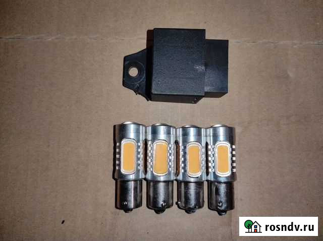 Желтые светодиоды в поворотники BA15S P21W Балахна - изображение 1