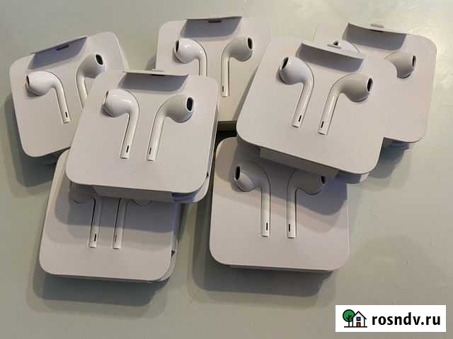 Новые наушники apple earpods lightning оригинал Ярославль - изображение 1