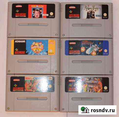 Продам игры для Super Nintendo (snes) Pal регион Тольятти
