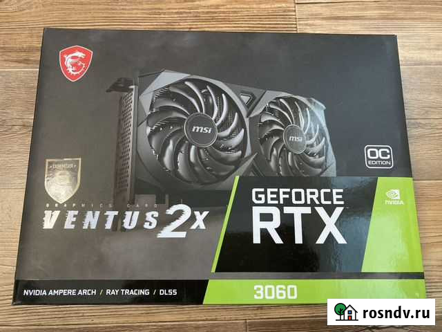Видеокарта MSI RTX 3060 Ti ventus 2X Чегдомын - изображение 1
