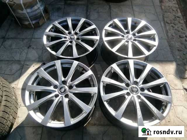 Шикарный комплект в графите R18 5х114.3 с японии Белогорск - изображение 1