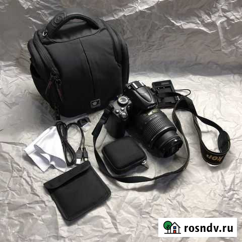 Nikon D5000 kit 18-55 с сумкой Челябинск - изображение 1
