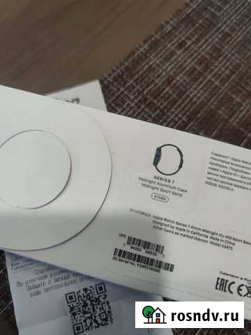 Apple watch новые series 7 41mm черные Уфа - изображение 1