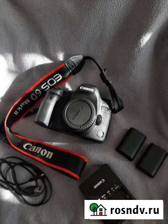 Зеркальный фотоаппарат Canon 6d mark ii Калининград - изображение 1