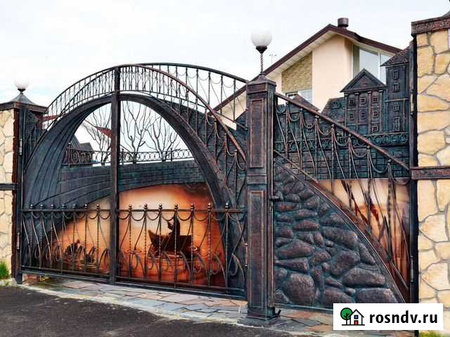 Кованые ворота и калитки Губкин - изображение 1