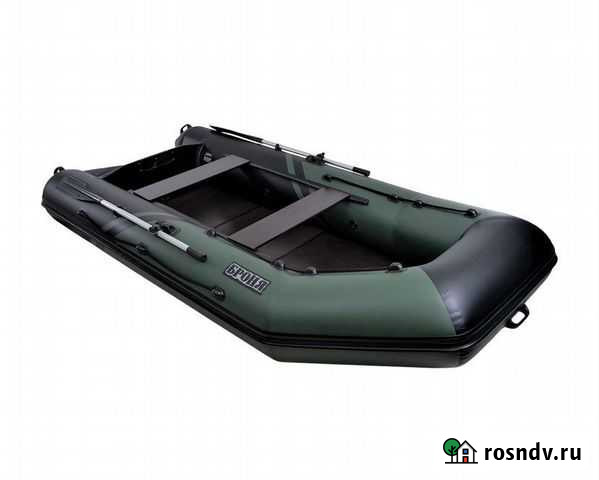 Броня-320 С зеленый-черный (Лодка пвх под мотор с Москва - изображение 1