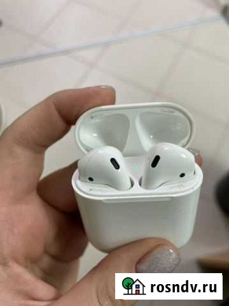 Беспроводные наушники apple airpods 1 оригинал Новый Уренгой - изображение 1