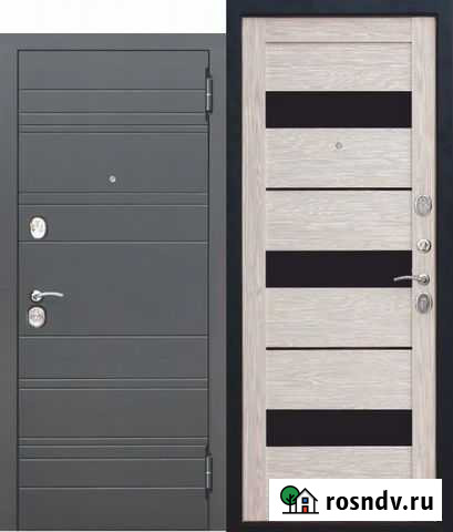 Входная дверь 10,5 см чарлстон Царга глянец мокко Симферополь - изображение 1