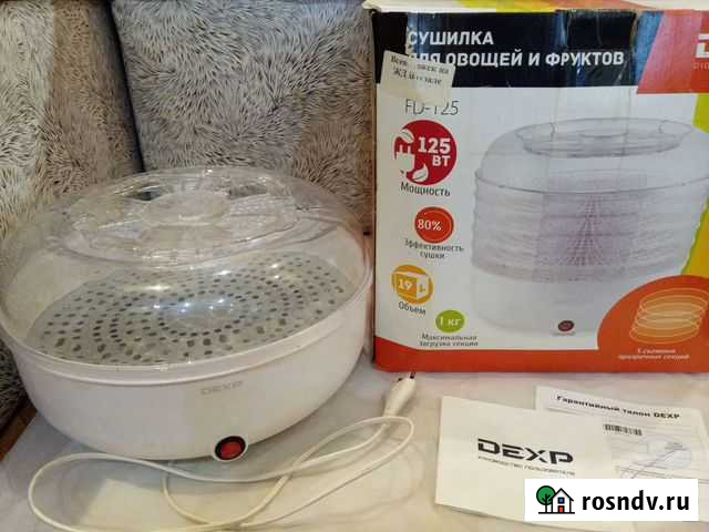 Электросушилка dexp FD-125 без поддонов Всеволожск - изображение 1