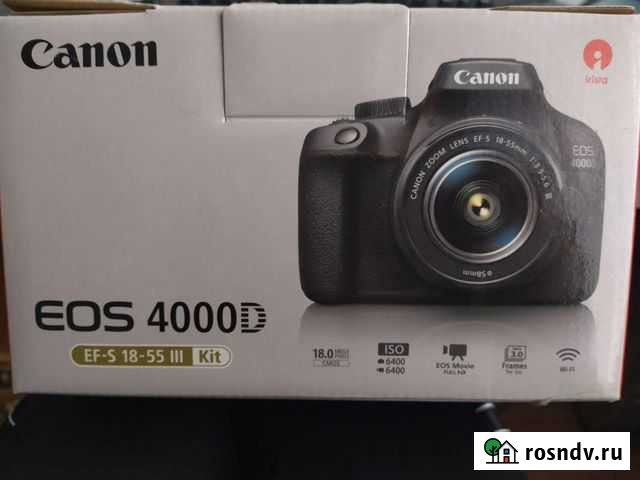 Зеркальный фотоаппарат canon EOS 4000d Белая Калитва - изображение 1