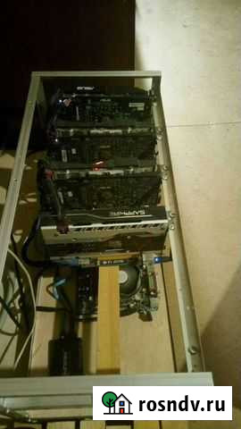 Риг ETH майнинг ферма RX 8GB (4шт) Никологоры - изображение 1