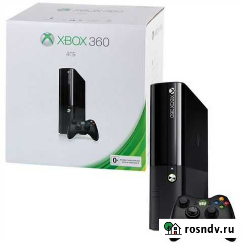 Игровая приставка Xbox 360e + 2 диска Барнаул - изображение 1