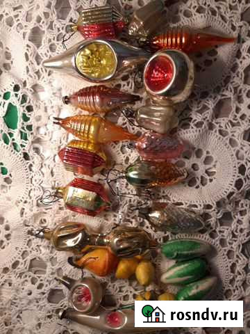 Новогодние игрушки СССР цену уточняйте Ковров - изображение 1