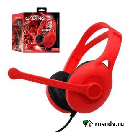 Игровые наушники GM036 (красный) Оренбург - изображение 1