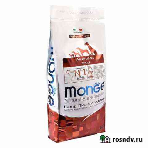 Корм для собак monge 15 кг Чехов