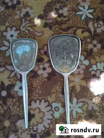 Старинный мельхиоровый туалетный набор Большой теа Нальчик - изображение 1