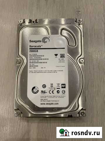 Жесткий диск seagate barracuda hdd 2tb 2000gb Нижний Новгород - изображение 1
