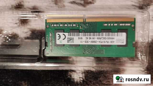 Оперативная память для ноутбука ddr4 4gb х 2 Красноярск - изображение 1