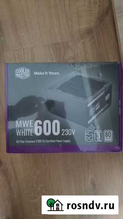 Блок питания Cooler Master MWE White 230V V2 600W Балашиха - изображение 1