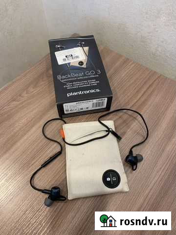 Беспроводные наушники plantronics black beat go 3 Москва - изображение 1