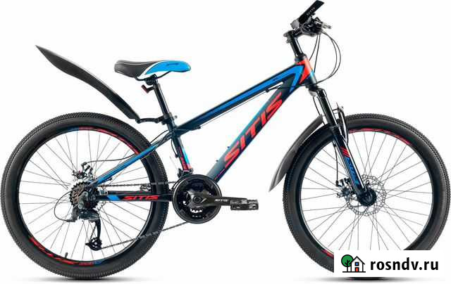 Велосипед sitis rade RD400 24 (2021) черно-красны Краснодар - изображение 1