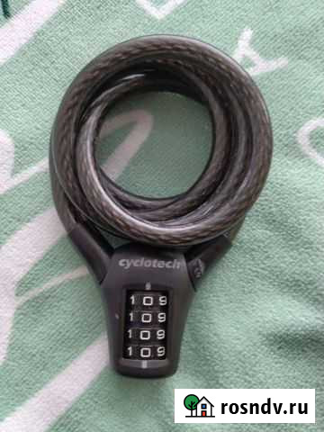 Замок для велосипеда 110 см кодовый Cyclotech Сыктывкар - изображение 1