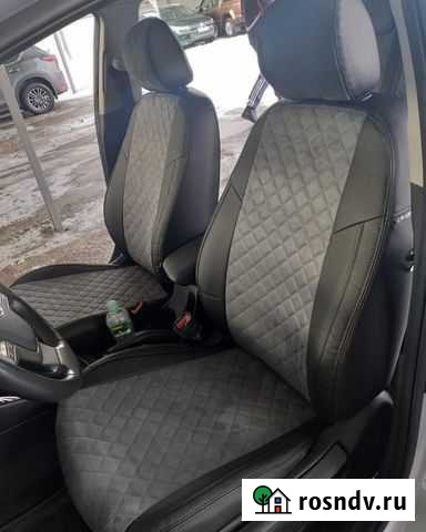 Чехлы на Kia Rio 4 2017+ Алькантара Ромб Волгоград - изображение 1