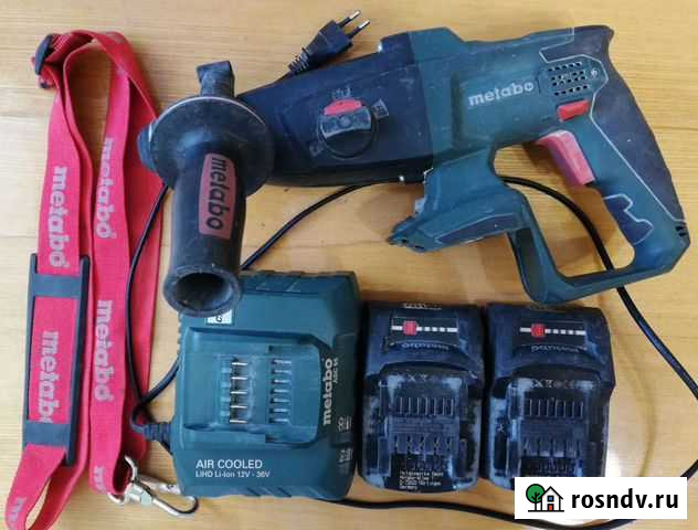 Перфоратор+2 акб+зу metabo б/у Тула - изображение 1
