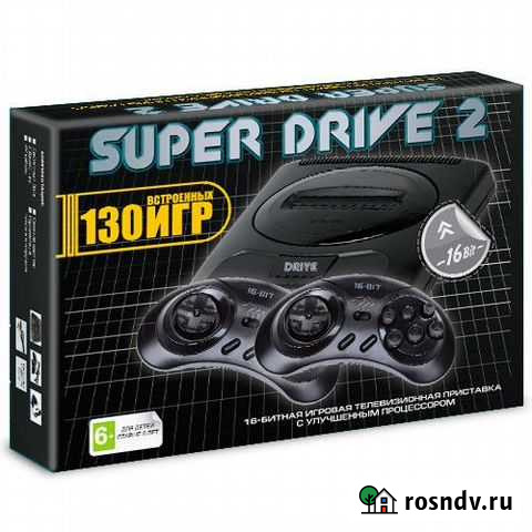 Sega Super Drive 2 Classic (130-in-1) Black Иркутск - изображение 1