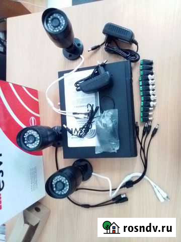 Комплект видеонаблюдения из 3-х камер 5 мп Казань - изображение 1