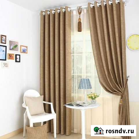 Пошив штор на люверсах и шторной ленте (уфа-центр) Уфа - изображение 1