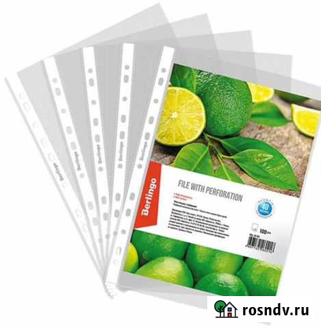 Файл-вкладыш мультифора А4 40мк, Berlingo, матовый Иркутск - изображение 1