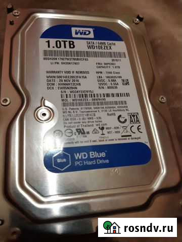Жесткий диск 1 тб wd Саратов - изображение 1