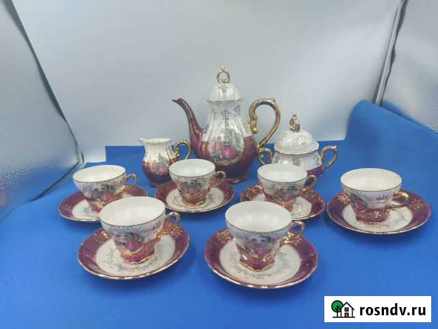 Сервиз кофейный старинный Мадонна Бор - изображение 1