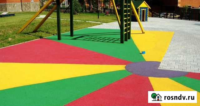 Резиновое покрытие /резиновая плитка Вологда / Чер Вологда - изображение 1