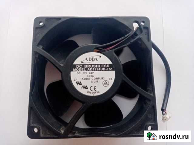 Вентилятор ADA AD1224UB-F51 (2pin) 120x120x38 DC 2 Тверь - изображение 1