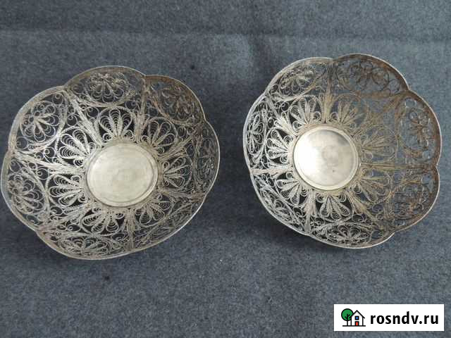 Мельхиоровая ваза скань Новотроицк - изображение 1