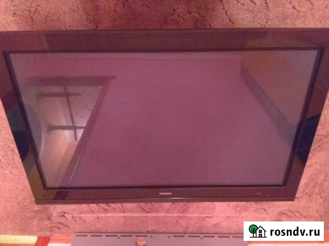 Телевизор hitachi диагональ 108 см Североморск - изображение 1