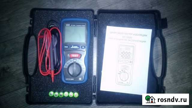 Цифровой тестер изоляции DT-5500 Излучинск - изображение 1