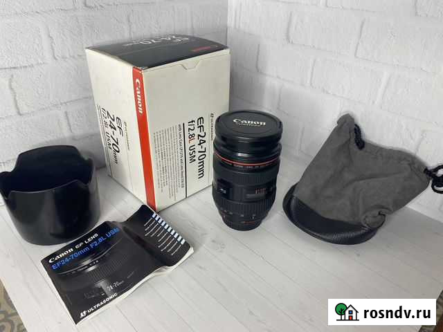 Объектив Canon EF 24-70mm f/2.8L Челябинск - изображение 1