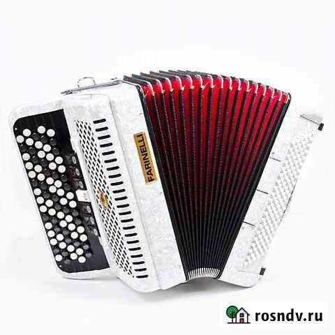 Баян Farinelli Max Белый (77прав. x120лев.) Москва