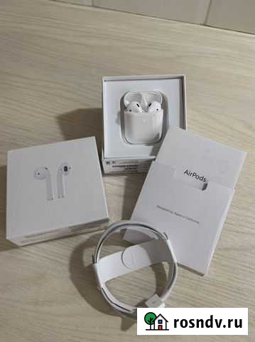 Беспроводные наушники apple airpods новые Ульяновск - изображение 1