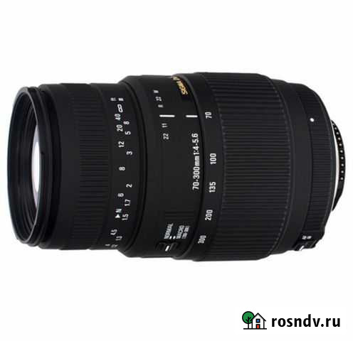Объектив Sigma AF 70-300mm f/4-5.6 DG macro Canon Краснодар - изображение 1