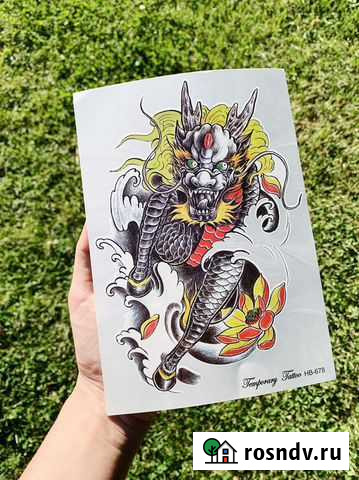 Тату в японском стиле временные Астрахань - изображение 1