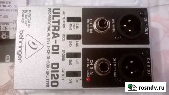 Ди бокс для эл. гитары - ultra -DI DI20 Пермь - изображение 1