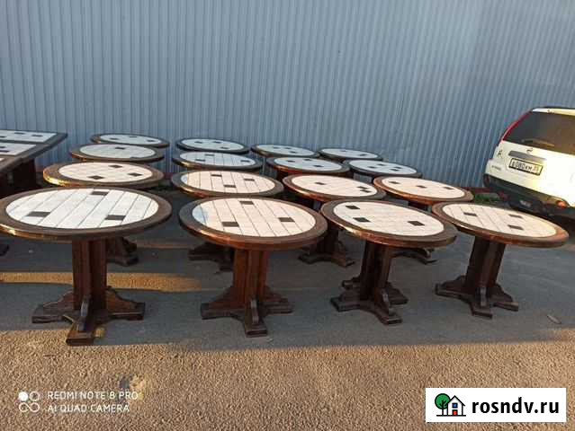 Столы стулья из массива Реутов - изображение 1